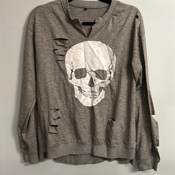 Distressed sweatshirt - Picture 1 of 1
